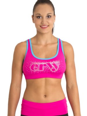 Top, Crop Top, Gym, Flexdruck, Transferdruck