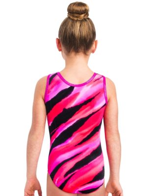 ERVY Samt, Velvet, Turnanzug, Wettkampfanzug, leotard MIRJA