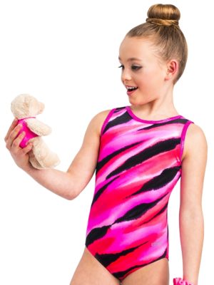 ERVY Samt, Velvet, Turnanzug, Wettkampfanzug, leotard MIRJA