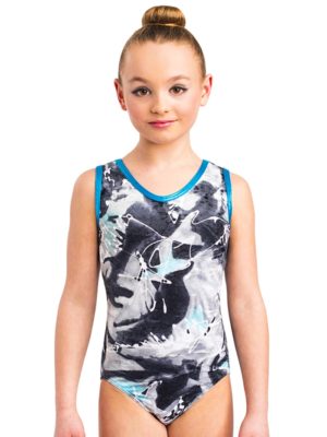 ERVY Samt, Velvet, Turnanzug, Wettkampfanzug, leotard NURIA