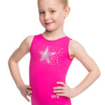 Basic Turnanzug in pink für Mädchen