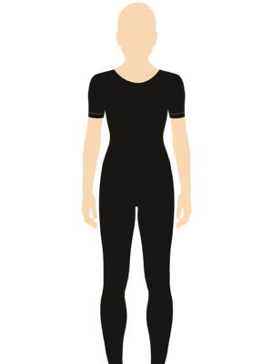 ERVY Basic Overall mit 1/4 Arme und Rundhals