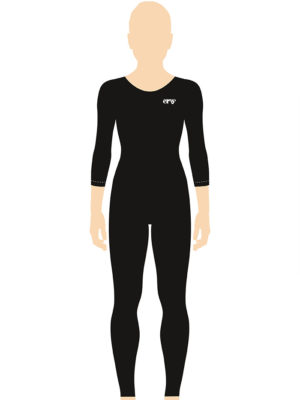 ERVY Basic Overall mit 3/4 Arme und Rundhals
