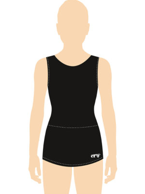 ERVY Basic RSG-Kleid ohne Arm und mit Rundhals